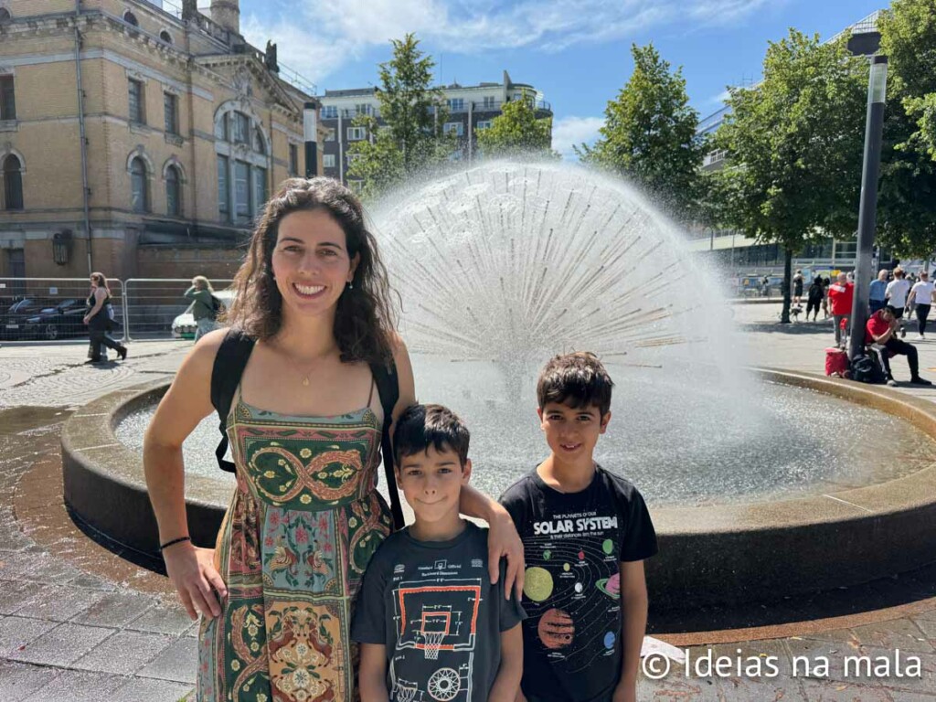 A fonte pavão em dicas do que fazer em Oslo