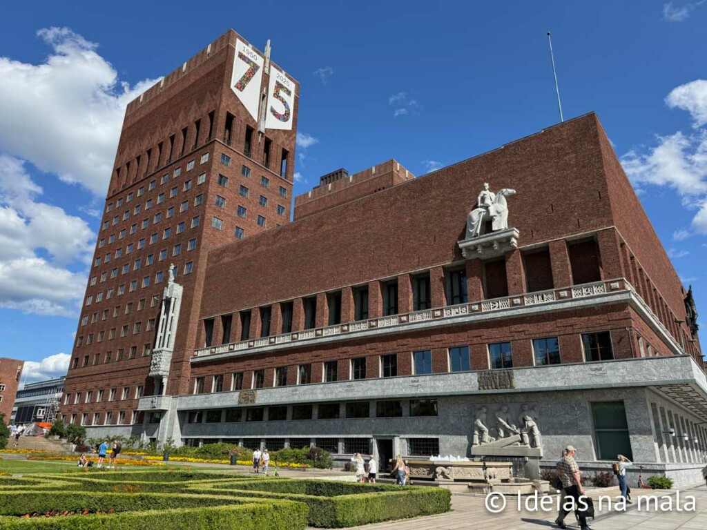 Fachada do Oslo City Hall