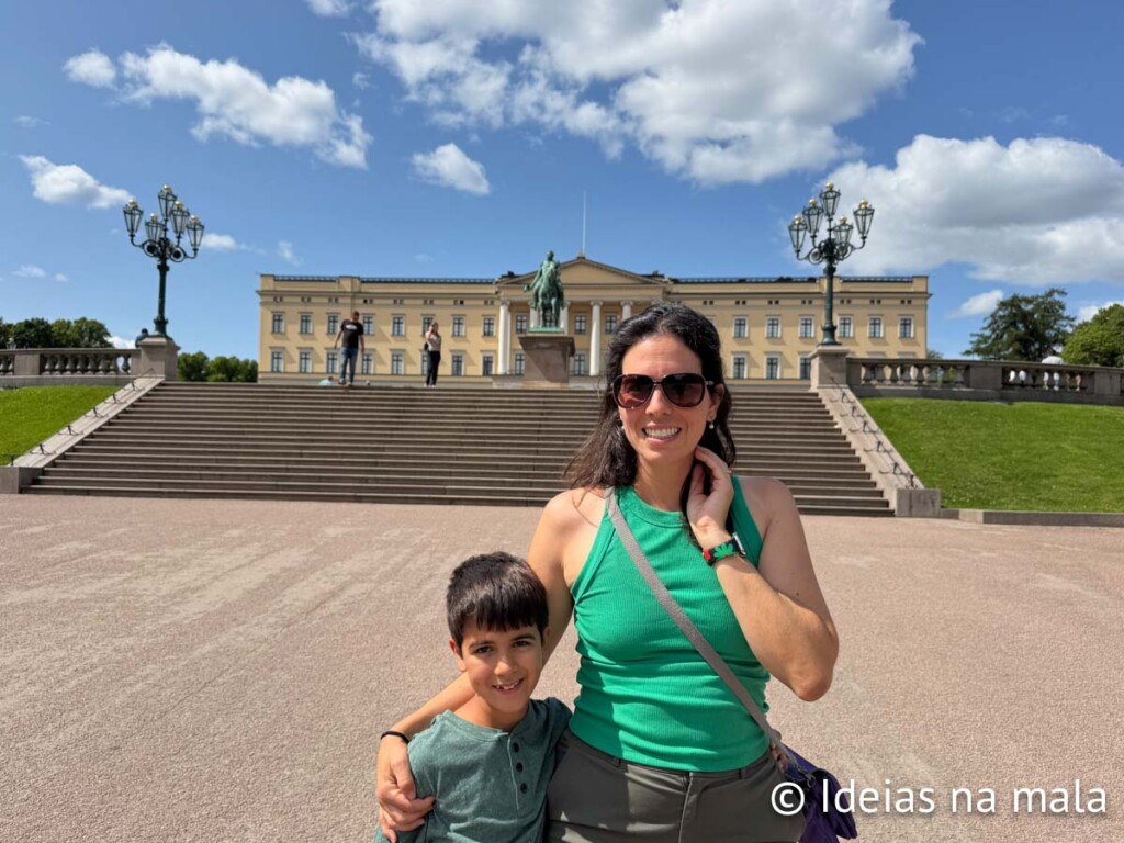 Palácio Real de Oslo na Noruega