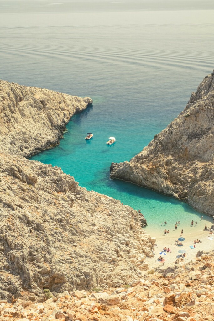 melhores praias em Creta