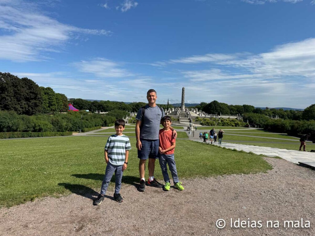 Frogner, a região do Vigeland Park, é uma boa pedida pra ficar em Oslo