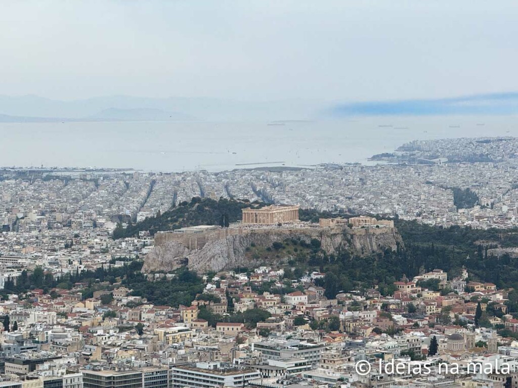 melhores vistas da acrópole em Atenas