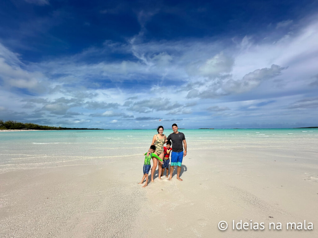 melhores praias em Exuma