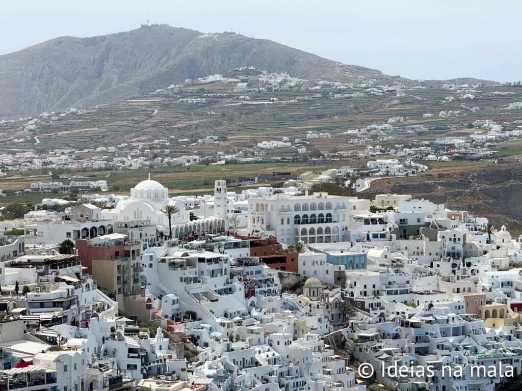 Lua de mel em Santorini