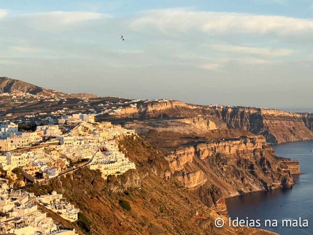 Pôr do sol em fira ou Oia? Qual o melhor?