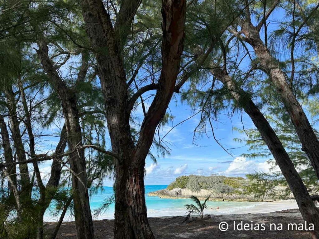 quais praias ir em exuma