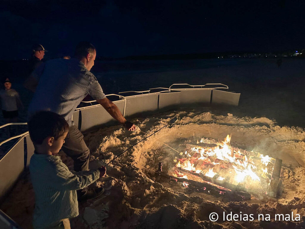 onde comer com crianças em Exuma