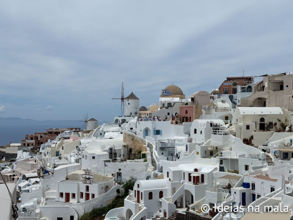 lua de mel em Santorini