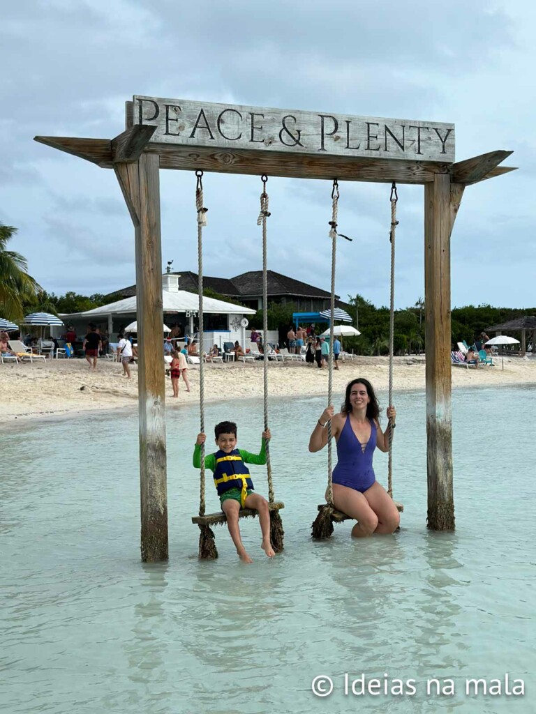 Beach Club do Peace and Plenty em exuma bahamas