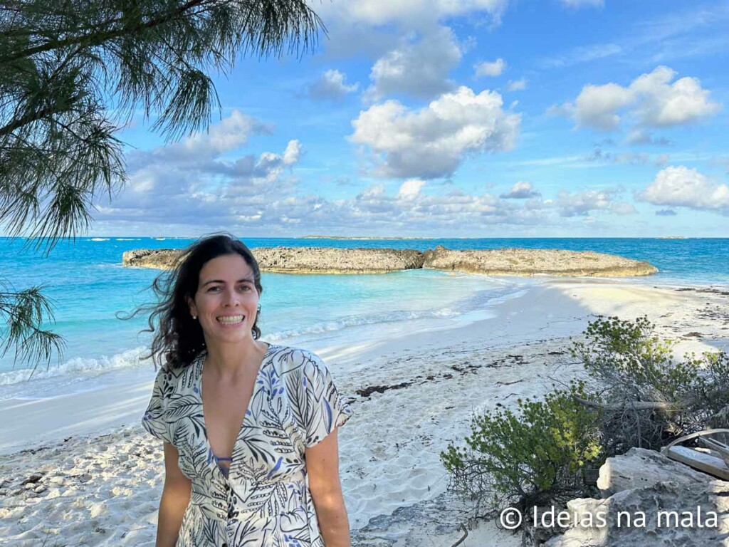 praias em Little beach em Exuma