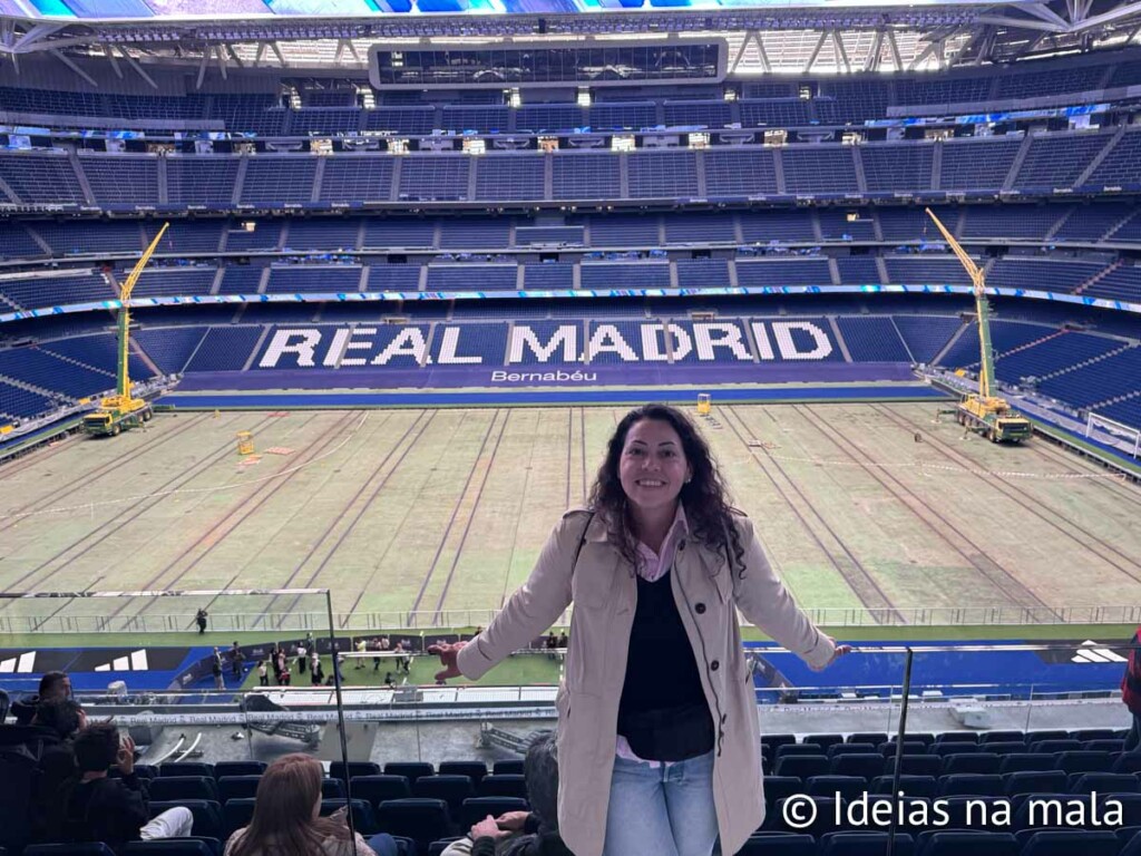 Como é a visita ao Estádio do Real Madrid na Espanha