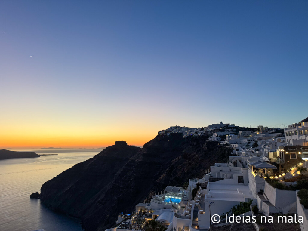 Como chegar em Santorini