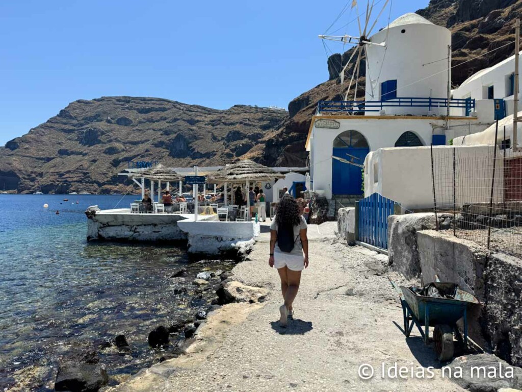 passeio de barco em Santorini qual fazer