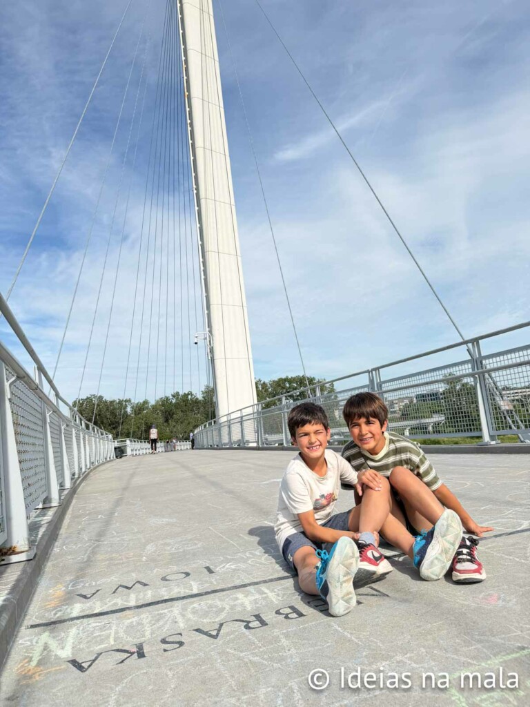 Bob Kerrey Pedestrian Bridge em Omaha