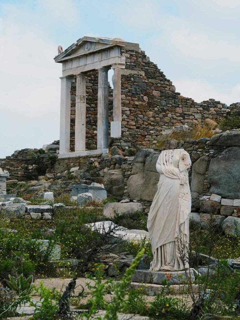 bate e volta a delos em mykonos