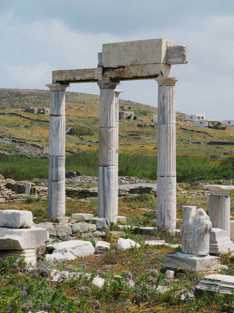 bate e volta a delos em mykonos