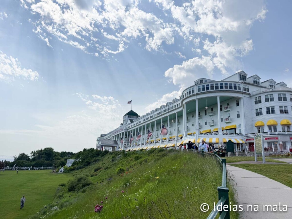 Fachada Grand Hotel em Mackinac Island