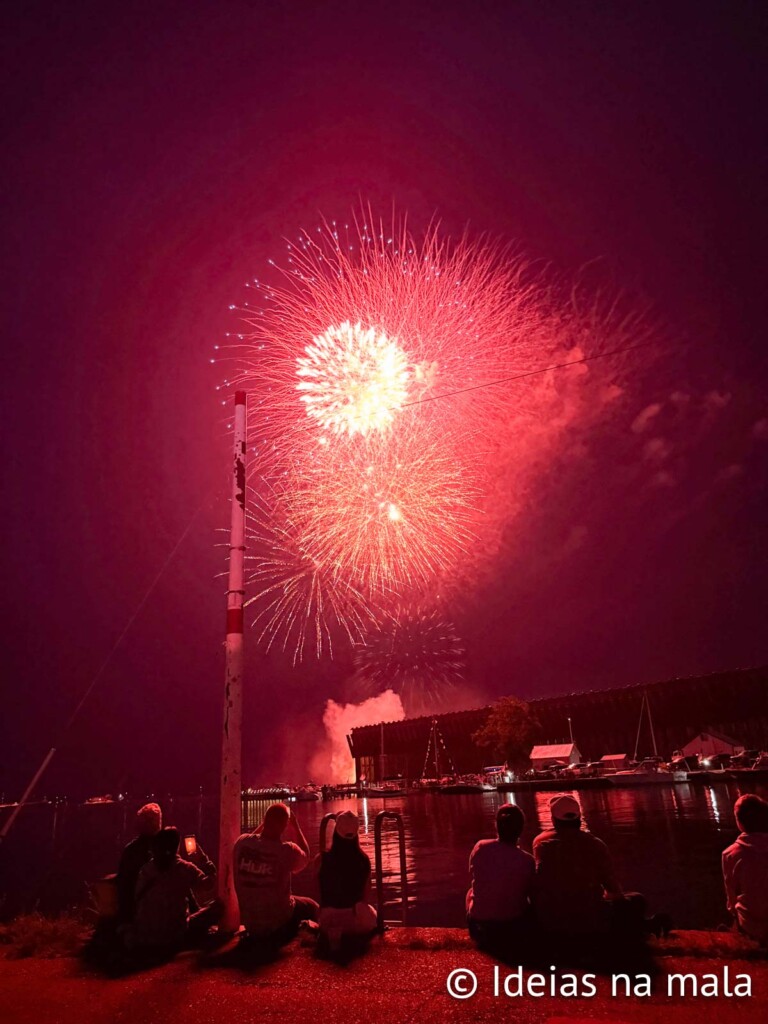 Fogos de 4 de julho em Marquette Michigan