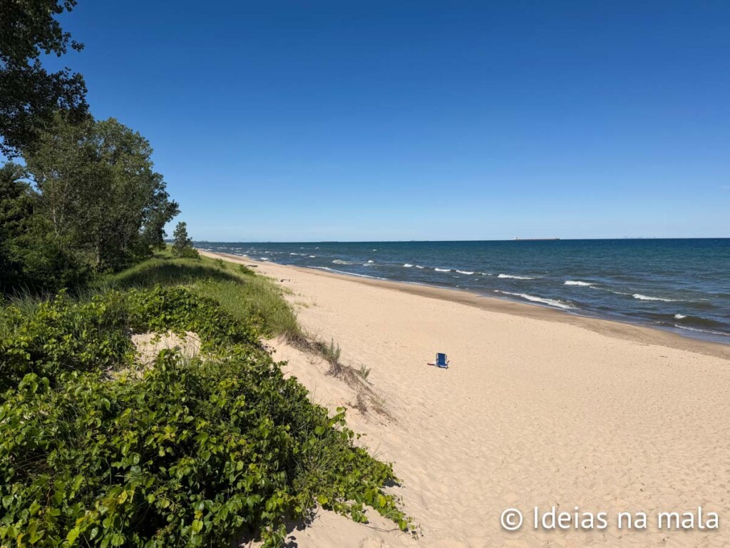 Kemil Beach no Indiana Dunes National Park
