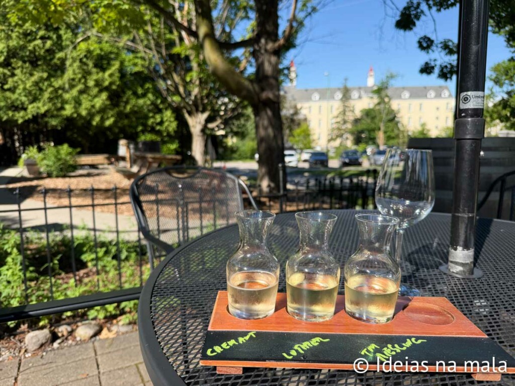 Degustação de vinhos na Left Foot Charley  - Traverse City