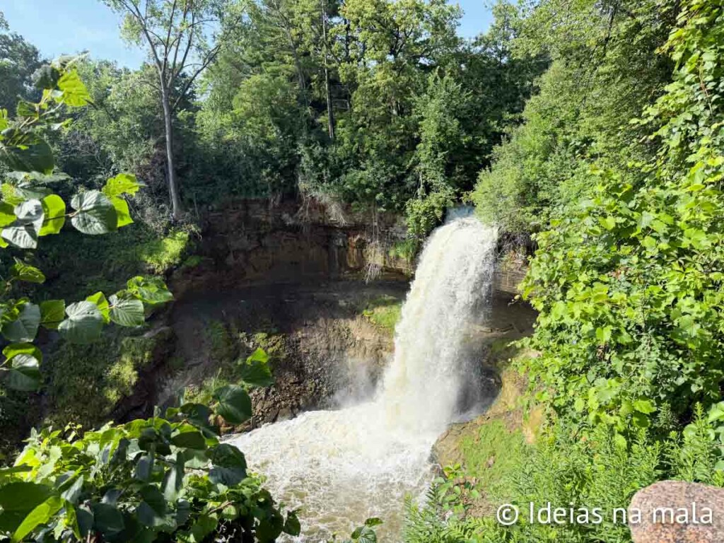 Minnehaha Falls em Minneapolis