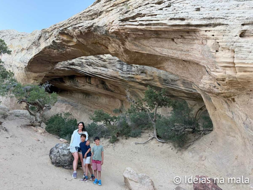 Moon Arch, uma das trilhas que mais curtimos em Vernal 