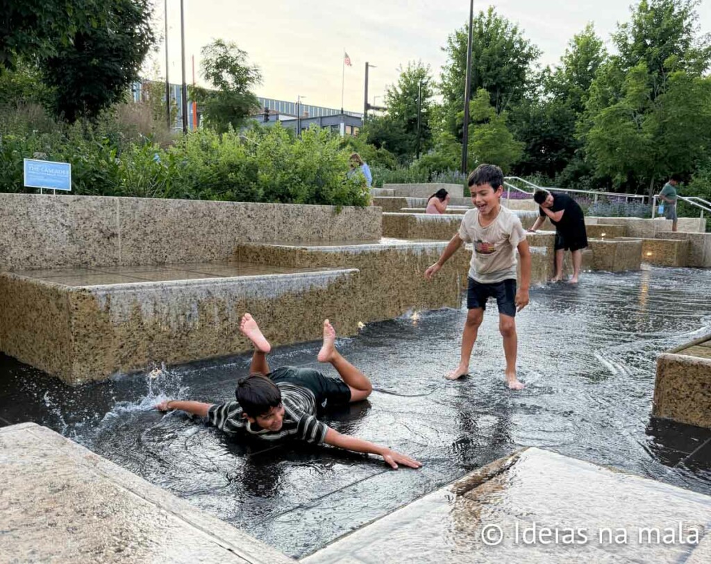 Parquinho molhado em Omaha