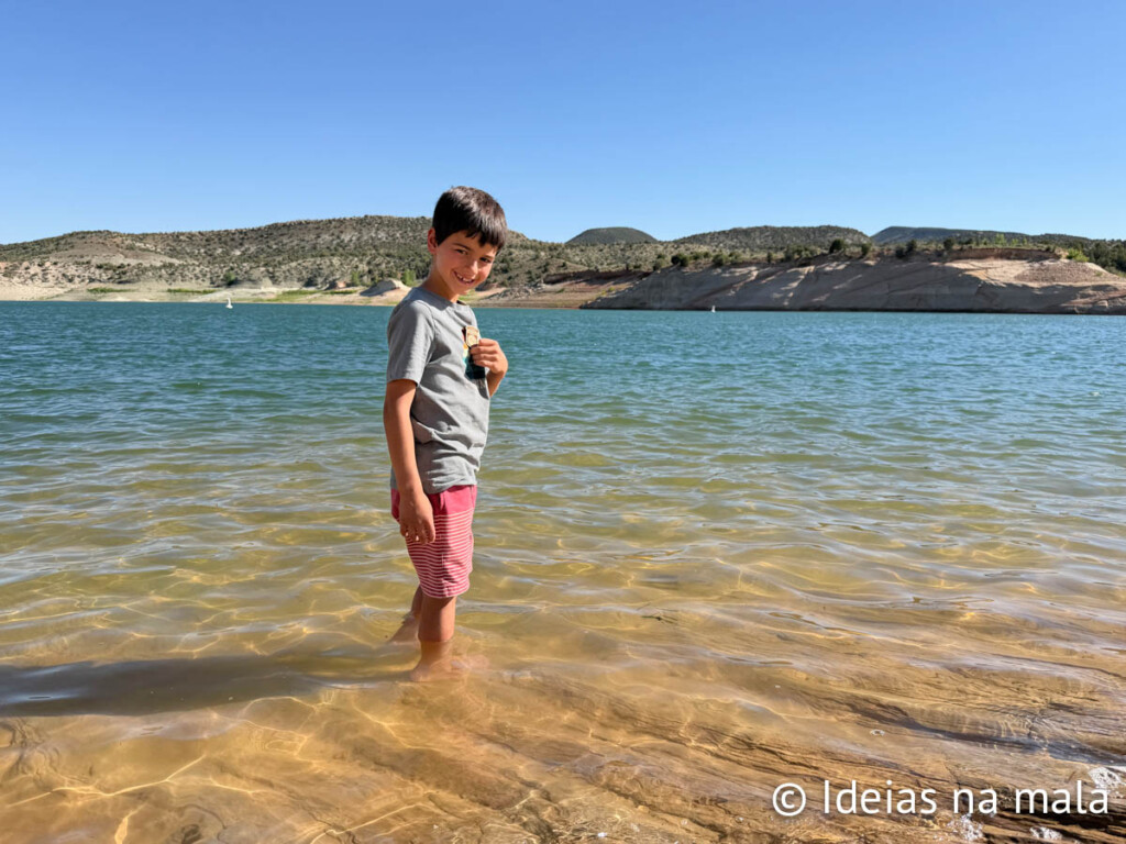 Red Fleet Reservoir em Vernal Utah