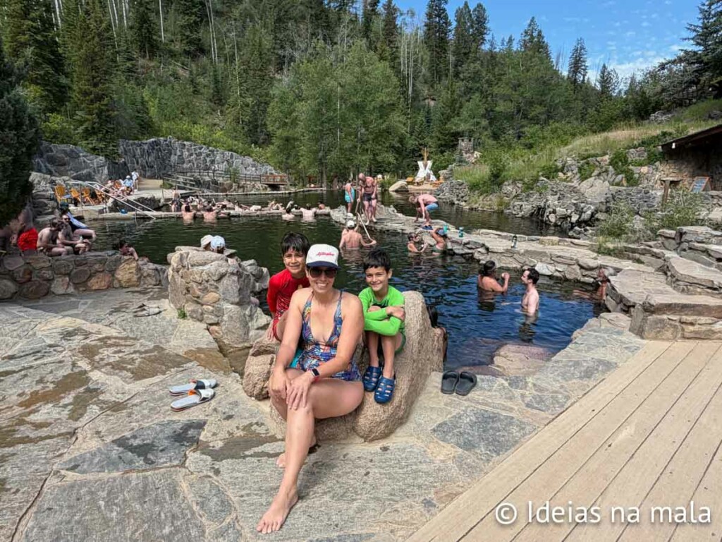 Strawberry hot springs em Steamboat Springs, Colorado