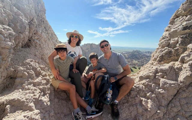 Vistas da Trilha The Notch - Badlands National Park