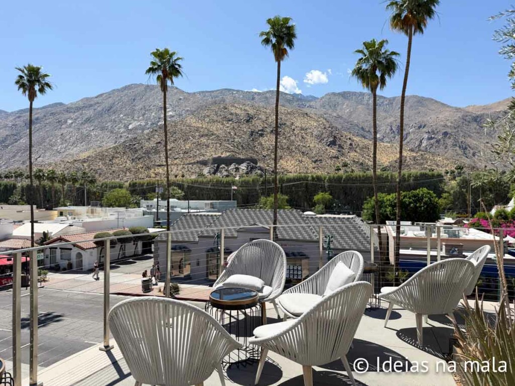 restaurante com vista em palm springs