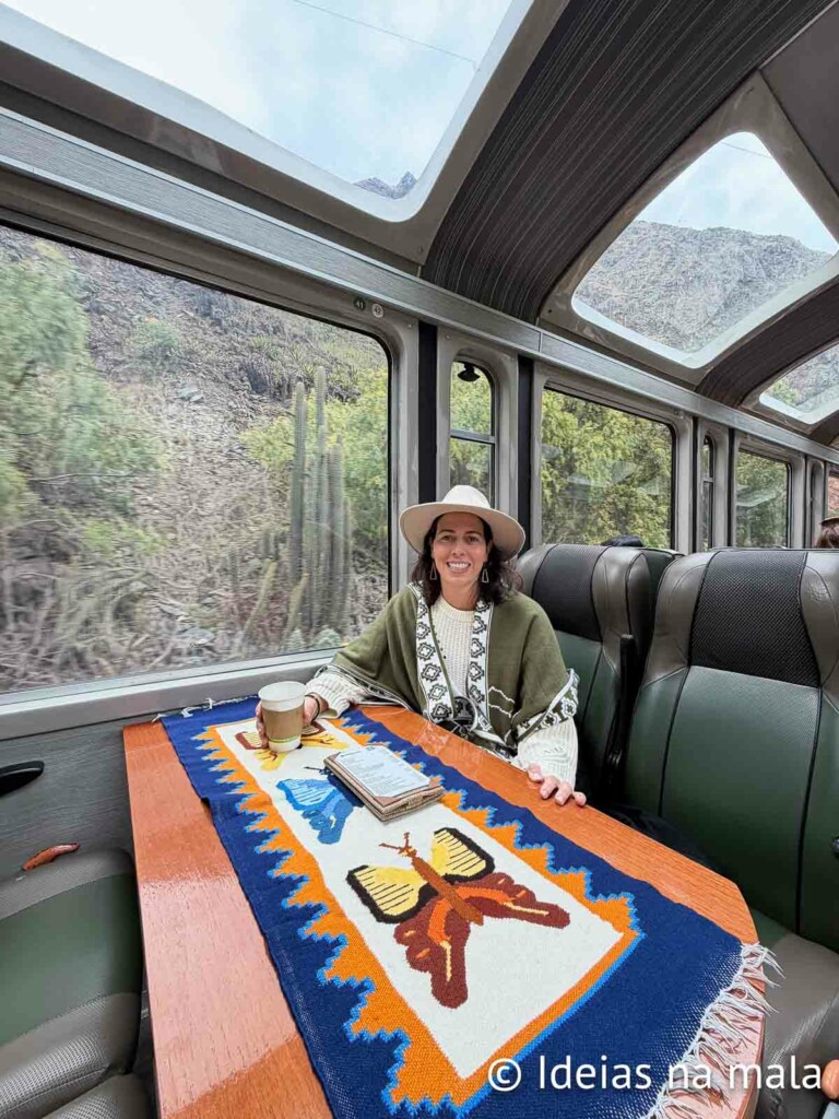 como é o Trem para Machu Picchu