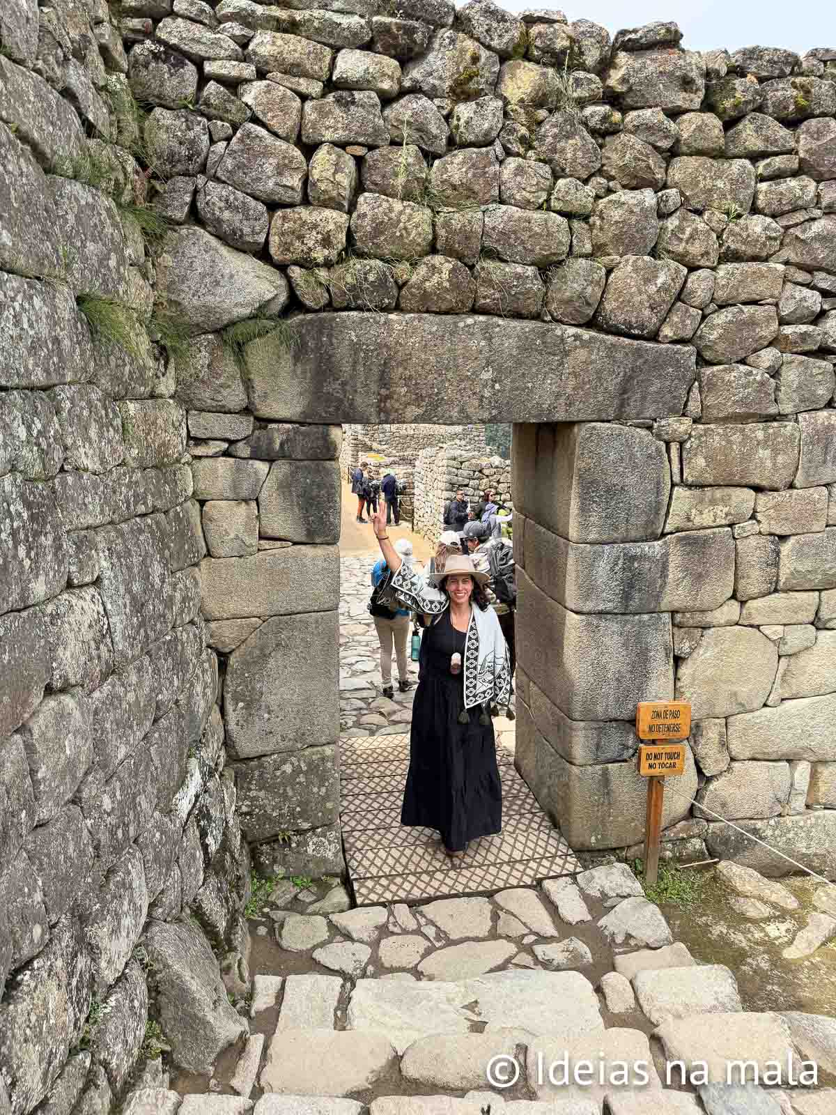 arquitetura inca em Machu Pichu